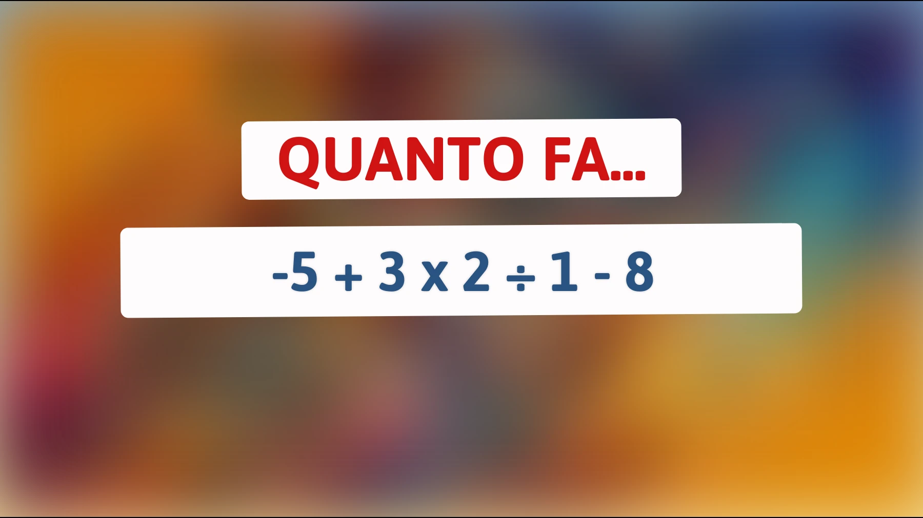 Scopri l'incredibile risposta a questo enigma matematico: solo il 5% degli adulti ci riesce! Sei tra i pochi?"